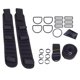 thumbnail image 1 of Conjunto De Arnés Dir Con Placa Trasera Para Buceo, Hombreras Con Bucle O, Piezas De Repuesto Para Buceo, Color Negro, 1 of 5