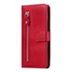 thumbnail image 3 of Funda con Cremallera para Xiaomi Poco F5 Pro, Carcasa Cartera de Cuero PU con Soporte y Tarjetero, 3 of 6