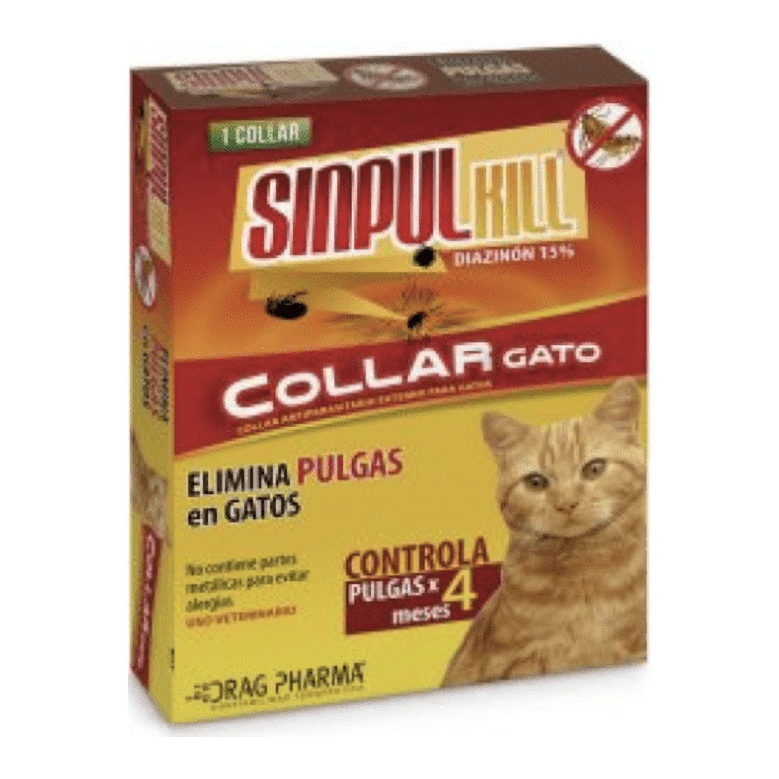 Drag Pharma - Collar Antiparasitario Para Gatos