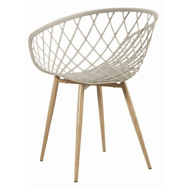 Sitial Butaca Mesh Polipropileno Para Living O Terraza - Beige