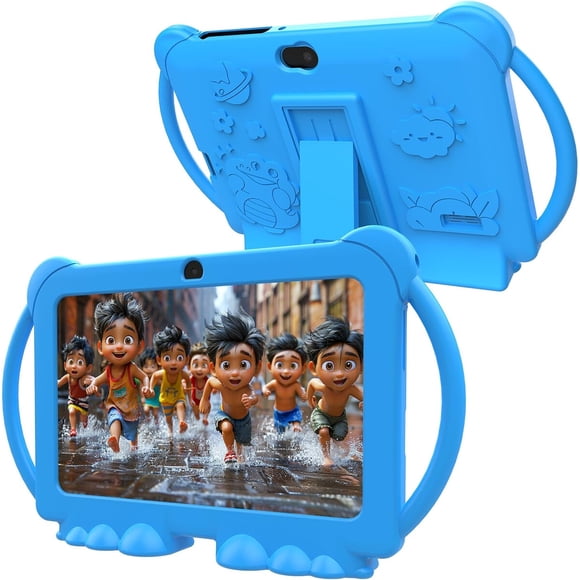 Tablet Para Niños Pcq8 7 4gb 32gb Android 12 Azul