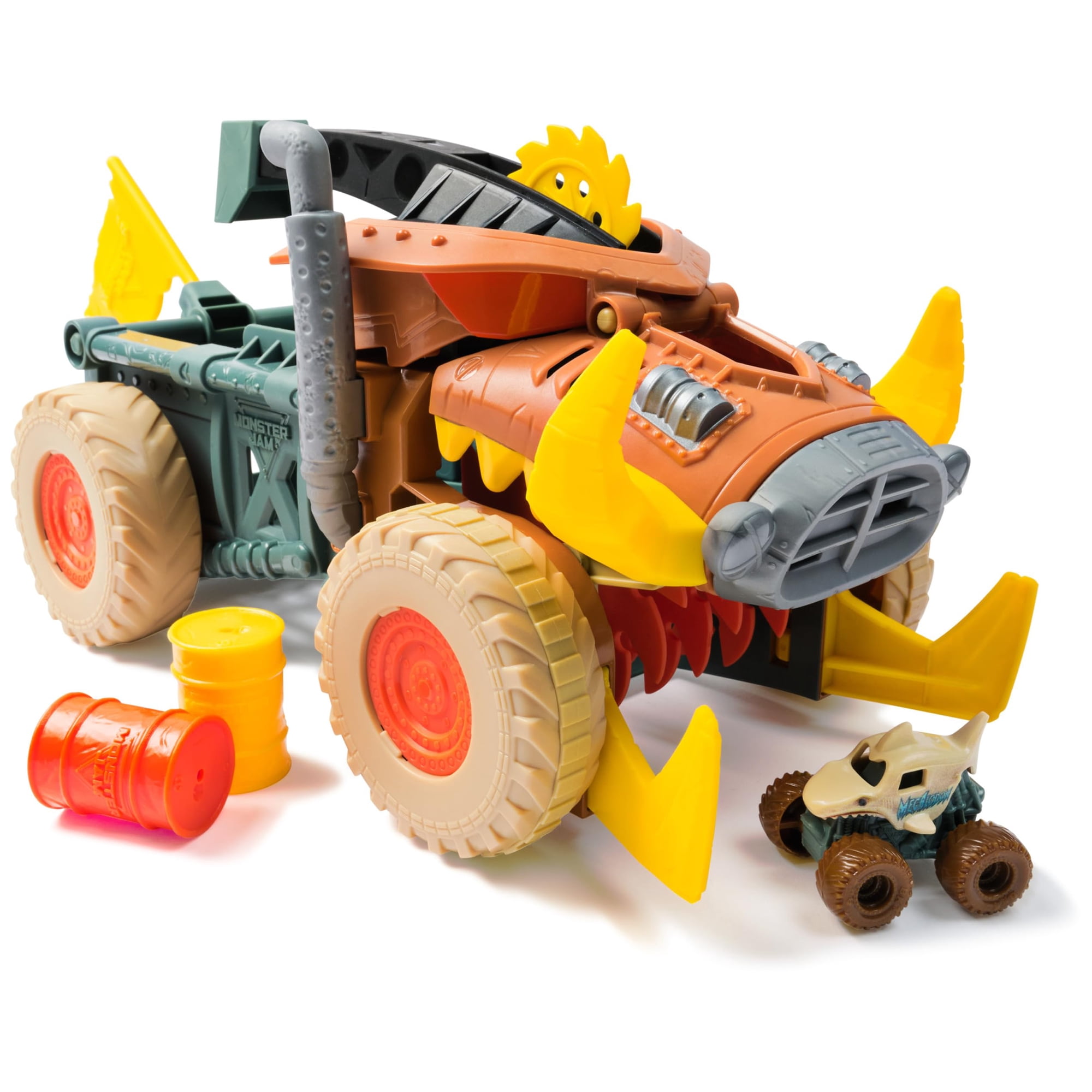 Camión Toy Monster Jam Mini Jam Megalodon Mad Hog Chomper