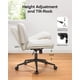 thumbnail image 5 of Silla De Oficina Sin Brazos De Cuero Pu Giratoria, 5 of 6