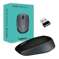 Logitech - Mouse Inalámbrico Sensor Optico Negro