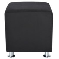 Bodevir - Pouf Cali 1C Felpa 12 Negro