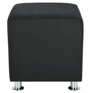 Bodevir - Pouf Cali 1C Felpa 12 Negro