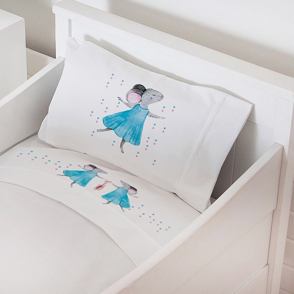 Tuyo Print - Juego De Sábanas Cuna Ratona