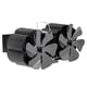 thumbnail image 2 of Ventilador De Chimenea, Quemador De Estufa De 12 Aspas, Ventilador De Calor Para Chimenea De Le?a De Troncos, 2 of 5