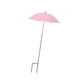 thumbnail image 3 of Plant Umbrella Canopy Reusable Versatile Stable Adjustable Sunshade Umbrella Pink, 3 of 5