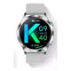 thumbnail image 2 of Reloj inteligente, notificaciones, WhatsApp, Messenger, respuestas a redes sociales, llamadas Bluetooth, fondo de pantalla intercambiable, plata, deportivo, frecuencia cardíaca, aleación, IPS, música., 2 of 5
