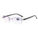 thumbnail image 1 of Gafas de presbicia con doble luz, gafas con zoom inteligente, borde de corte de diamante sin marco, gafas de presbicia con luz azul, tanto de cerca como de lejos, de doble uso, 1 of 6