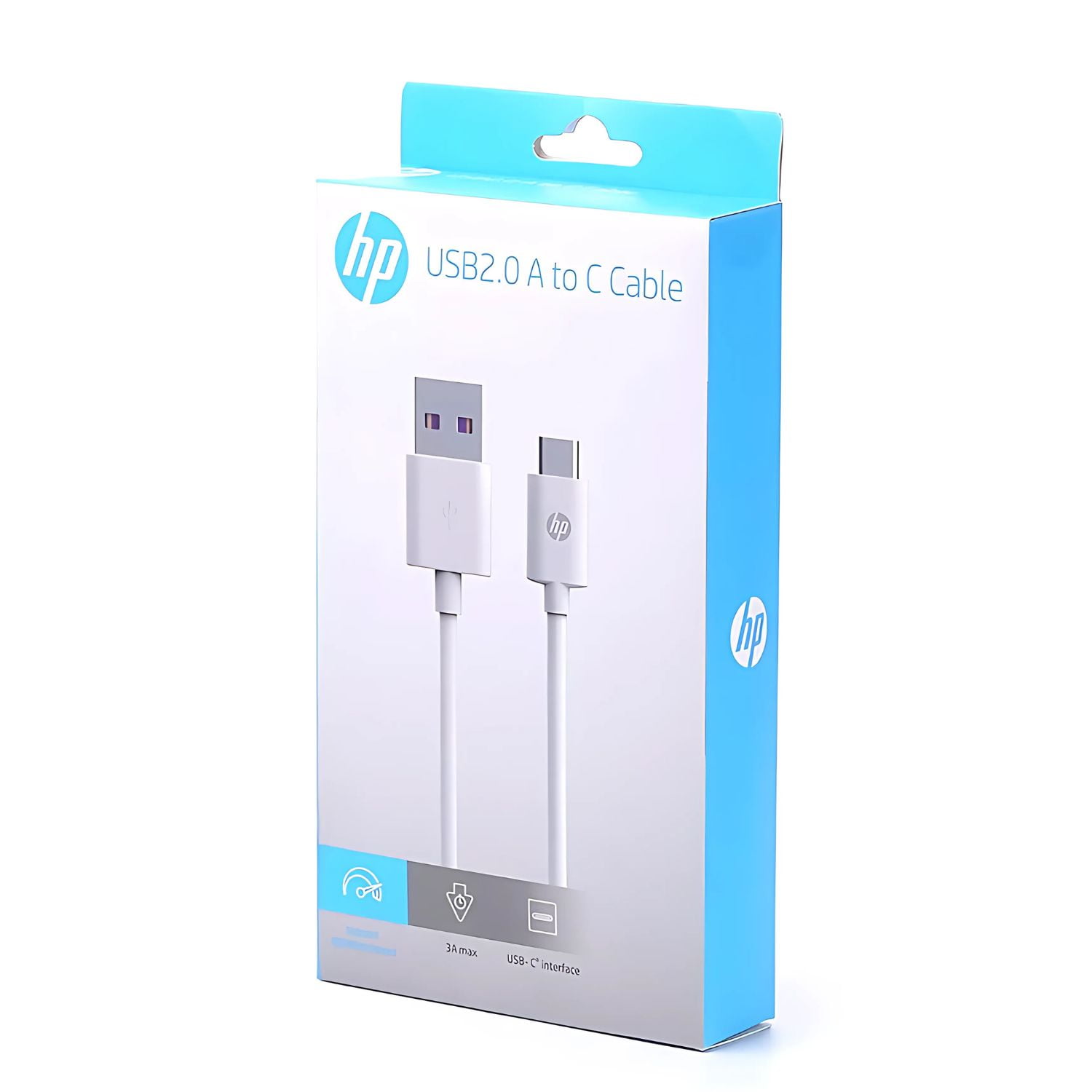 Cable Usb 2.0 A Tipo C 1m Blanco Hp Dhc-tc100 - Sc