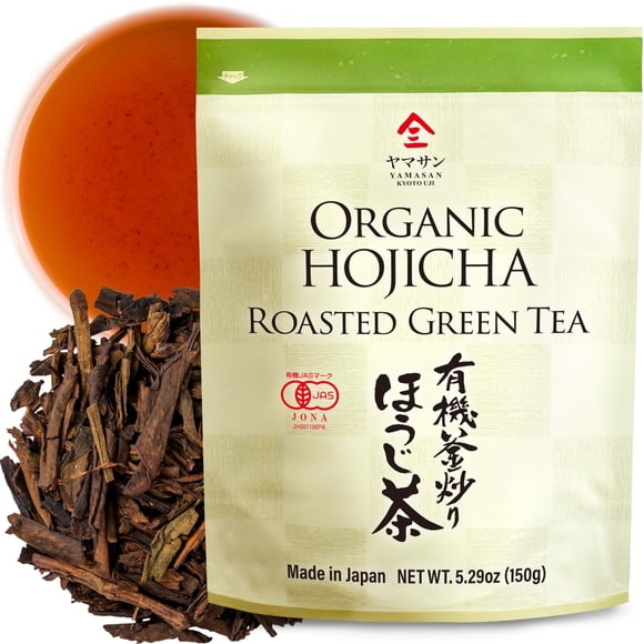 Tea YAMASAN KYOTO UJI Hojicha, té verde tostado, bolsa de 150 g