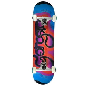 Skate Patineta Gangsta Curved 7.75 Completo Armado Rojo St