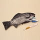 thumbnail image 1 of Simulated Crucian Pencil Bag Personality Creative Salt Fish Shaped Pen Pencil Case Funny Handbag for Students Teenages Girls, 1 of 3
