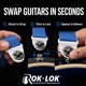 thumbnail image 5 of Rok-Lok PRO Juego de 5 Candados para Correa de Guitarra – Negro, 5 of 7