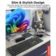 thumbnail image 2 of Teclado Lenovo 305 con Cable USB-C Tamaño Completo Delgado Negro, 2 of 5