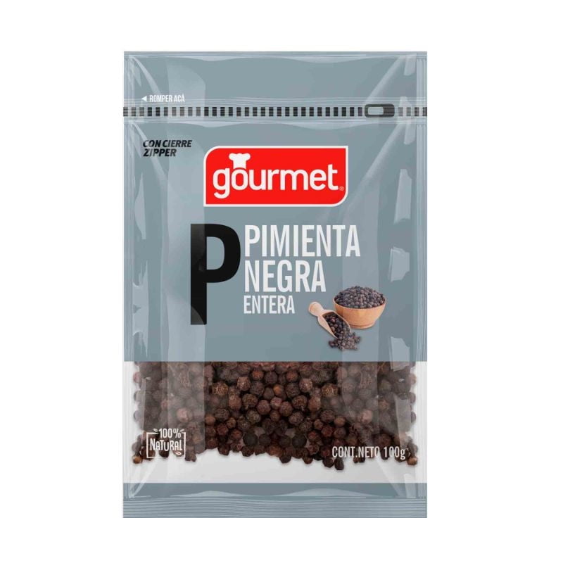 Pimienta Negra Entera 100 g Gourmet