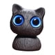 thumbnail image 1 of Estatua De Gato En Miniatura, Figura Artística, Mascota De Té Para Estantería De Sala De Estar, Salón De Té, Ojos Azules, 1 of 3