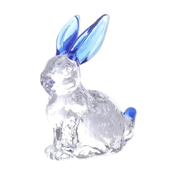 Estatuilla De Conejo De Pascua, Estatua De Conejito Mini Para Entrada Central De Estantería