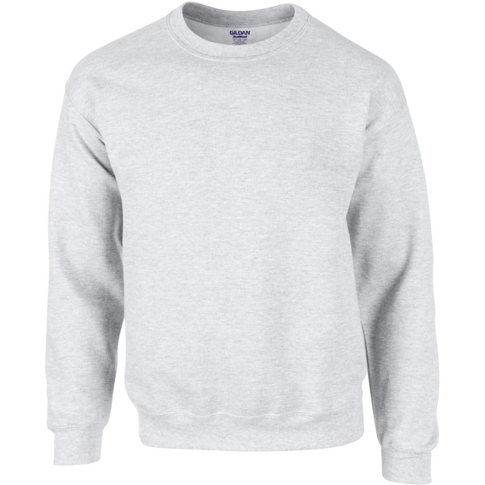 Sudadera Gildan Dryblend Para Adulto Con Cuello Redondo, Talla Xl, Color Ceniza