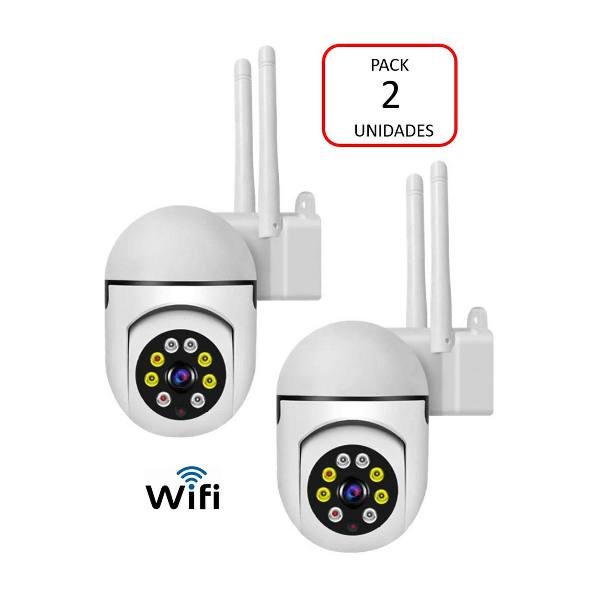 Vipa - Pack 2 Unidades Cámara Seguridad Exterior Ip Wifi Full Hd Robótica Ip600