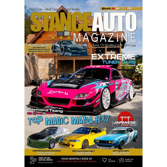 Revista Stance Auto Extreme Tuner Cars, marzo de 2026