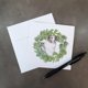 thumbnail image 2 of Tarjetas Cuadradas Caroline's Treasures CK8822GC55 Navideñas Aussie, 2 of 3