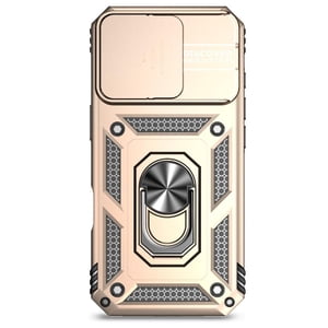 Estuche Gangxun Para Iphone 16 Pro, Soporte Giratorio 360°, Estilo Mecánico Y Magnético