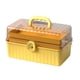 thumbnail image 1 of Contenedor De Almacenamiento Portátil Múltiples Capas Amarillo S, 1 of 3