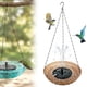 thumbnail image 1 of Baño pájaros solar colgante 2026 exterior comedero fauna bomba cuenco, 1 of 8