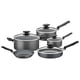 thumbnail image 1 of Batería de Cocina Loreto 9 Piezas, Antiadherente Tramontina, color negra, 1 of 2