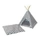 thumbnail image 1 of Tipi Para Mascotas, Casa Para Perros Pequeños, Tienda Para Gatos, Cama, Alfombrilla, Cojín, Perrera Para Cachorros En Interiores, 1 of 5