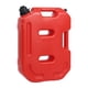 thumbnail image 3 of Tanque de combustible para automóvil, bidón de almacenamiento de líquidos de 10 l, portátil y práctico, bidón de combustible para barco, motocicleta y Rojo, 3 of 5