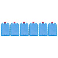 Magideal - Paquete De 6 Paquetes De Hielo, Bloques De Enfriamiento De Hielo Para Bolsas Térmicas, Paquetes De Congelación Portátiles Reutilizables Para Caminatas