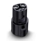 thumbnail image 1 of Adaptador De Carga J1772 A Tesla 80a (250 V) Negro, 1 of 7