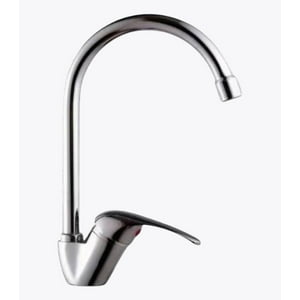 Alday - Grifo Monomando Para Cocina Tipo Cisne Acero Inoxidable