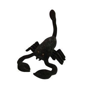 Bothyi - Almohada De Peluche Negra, Muñeco De Peluche, Longitud De Juguete, 17,7 Pulgadas, Regalos De Cumpleaños