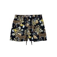 Samia - Traje De Baño Estampado Negro Short Niño 4