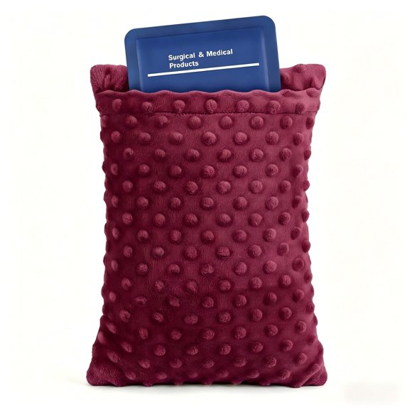 Almohada okmaba de Recuperación Calor/Frío - Rojo Oscuro