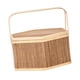 thumbnail image 5 of Cesta de Picnic, cesta tejida de bambú, decoración, cesta de bambú tejida hecha a mano, cesta de almacenamiento de alimentos para comida, té, pasteler, 5 of 5