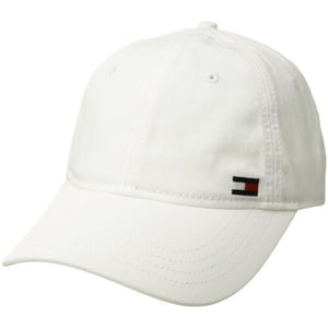 Gorra Tommy Hilfiger Billy Corner Con Bandera Para Hombre, Color Blanco Clásico
