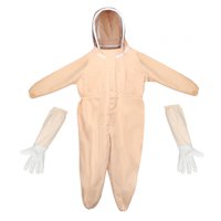 Ioensy - Traje De Apicultor Con Guantes Mono De Trabajo Con Capucha Ropa Traje De Apicultor