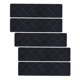 thumbnail image 3 of 5 Piezas Alfombras De Escalera Alfombras De Escalera Con Bordes Suaves De Poliéster Para Escalones De Madera Ancianos Negro, 3 of 5