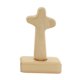 thumbnail image 3 of Pequeña Cruz De Pie De 5 "de Madera Hecha A Mano Con Decoración De Mesa Con Tapa De Arco Católico, 3 of 3