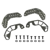 Ioensy - Rieles Laterales Para Casco, 1 Par, Accesorios Para Casco De Fácil Instalación, Color Verde