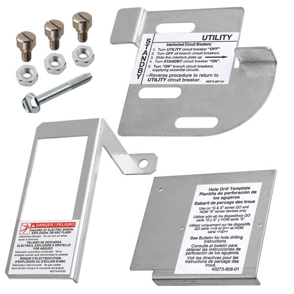 Kit de bloqueo del generador compatible con los centros de carga Square D QO