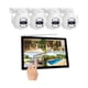 thumbnail image 2 of Kit NVR Srihome 4 camaras IPC047 PTZ Wifi + NVR NVS010 con pantalla 8CH, 2 of 5