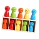thumbnail image 4 of 10 Piezas De Muñecas De Arcoíris De Madera, Juguetes, Figuras De Personas Para Niños Mayores De 3 Años, 4 of 5