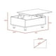 thumbnail image 3 of Mesa Funcional 5G Ceniza Y Wengue 43,3x80x54,5 Cm, 3 of 3